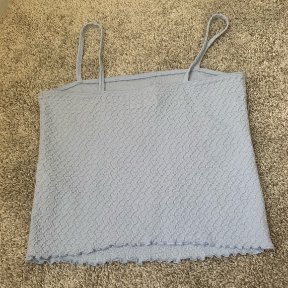 Holister Baby Blue Crop Top - Picture 3 of 4